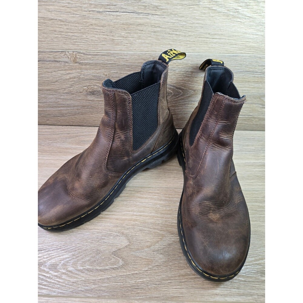 Doc Martens Air Wair Embury Brown Chelsea Slip On Boot Size 11 Gorpcore Work